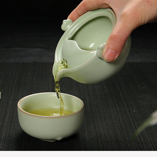 Fine Porcelain Gongfu Travelling Tea Set - Image 2