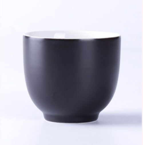 70025 Simple Tea Cup Black Color  220ml  7 OZ