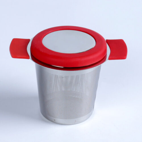 79001 Stainless Steel Tea  Infuser Strainer  Basket  Filter with silicon part