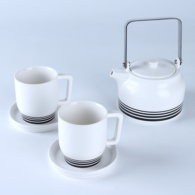 70022 Simple Teapot 0.8 L matte blue | white | black |Turquoise - Image 5