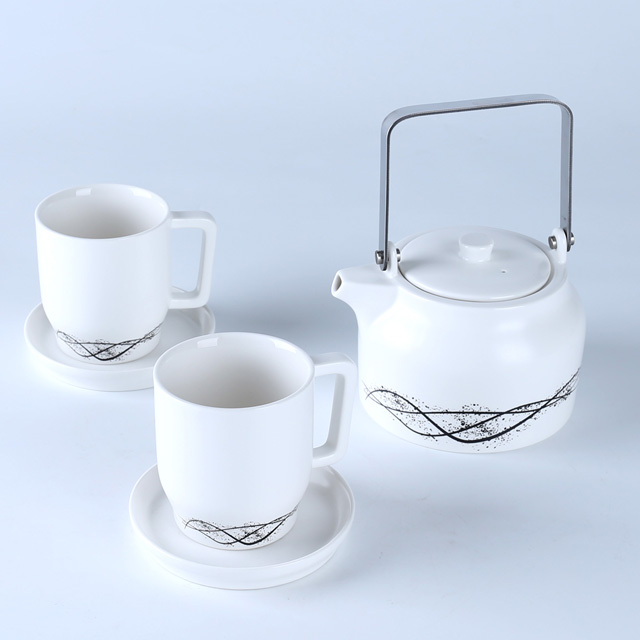 70022 Simple Teapot 0.8 L matte blue | white | black |Turquoise - Image 6