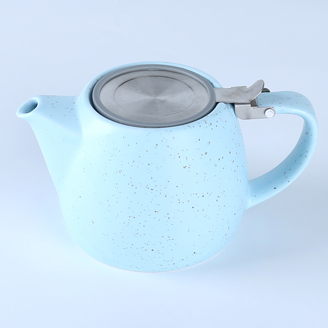 70046 Dot Glaze Stackable Teapot with SLS Lid and Infuser 18 OZ 540 ml - Image 4