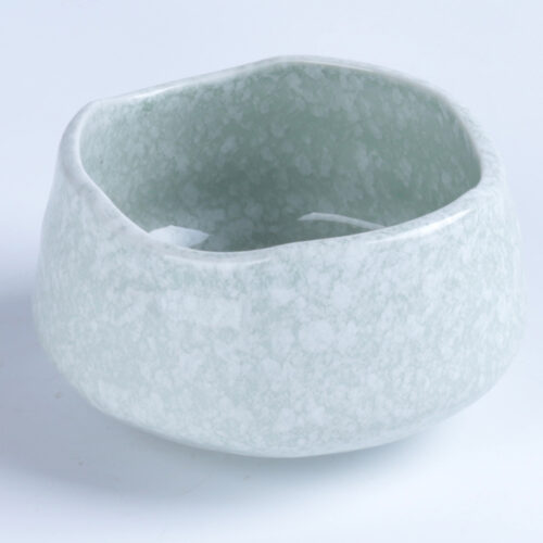 72001 White Stone  Matcha Tea Bowl Chawan