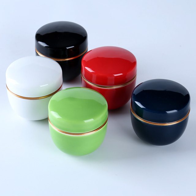 different colors of Matcha Tea Canister | Tea Tin Unique Design (Copy)