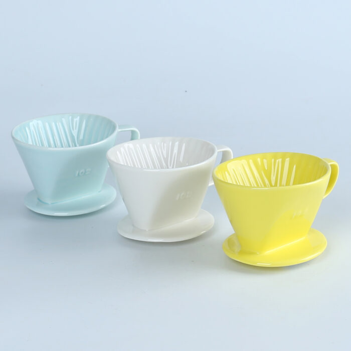 Elegance in Every Drop: Precision-Crafted Fine Porcelain Coffee Dripper