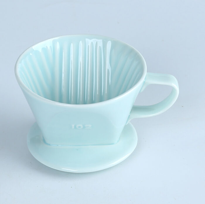 80249 Elegance in Every Drop: Precision-Crafted Fine Porcelain Coffee Dripper - Image 2