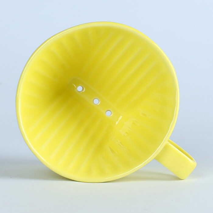 80249 Elegance in Every Drop: Precision-Crafted Fine Porcelain Coffee Dripper - Image 4