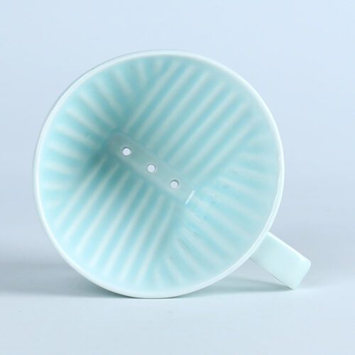 80249 Elegance in Every Drop: Precision-Crafted Fine Porcelain Coffee Dripper