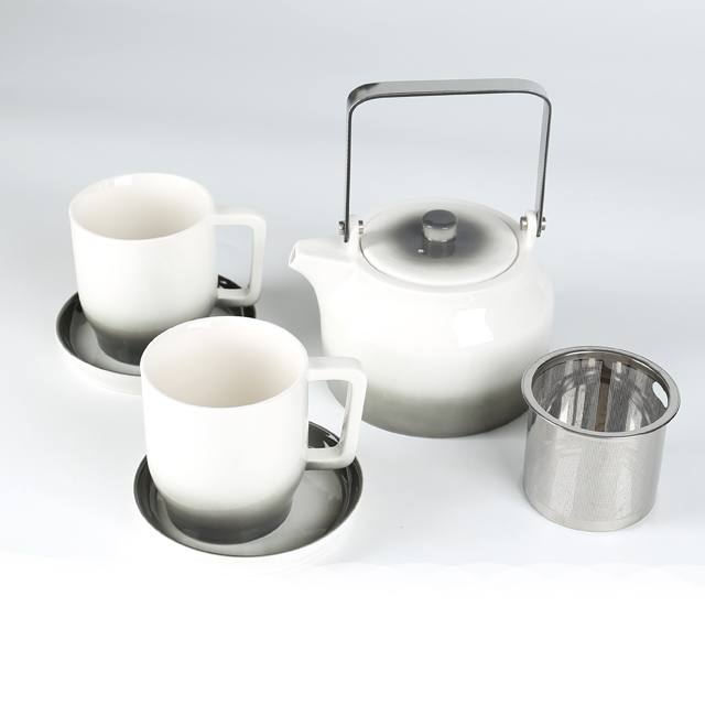 70086 70040 Changeable Colors Double colors teapot set 0.5 L with infuser - Image 8