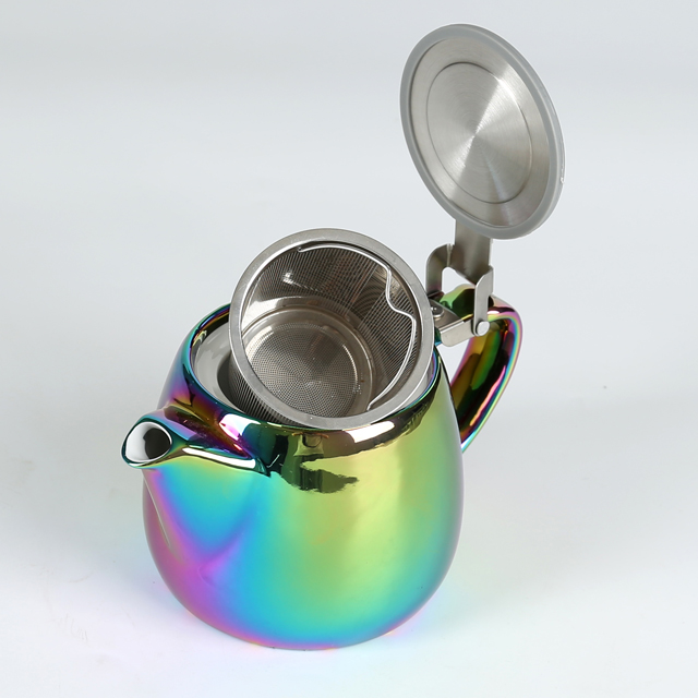 70009 70010 Sparking Color Teapot Set with Stainless Steel Infuser 1L - Image 6