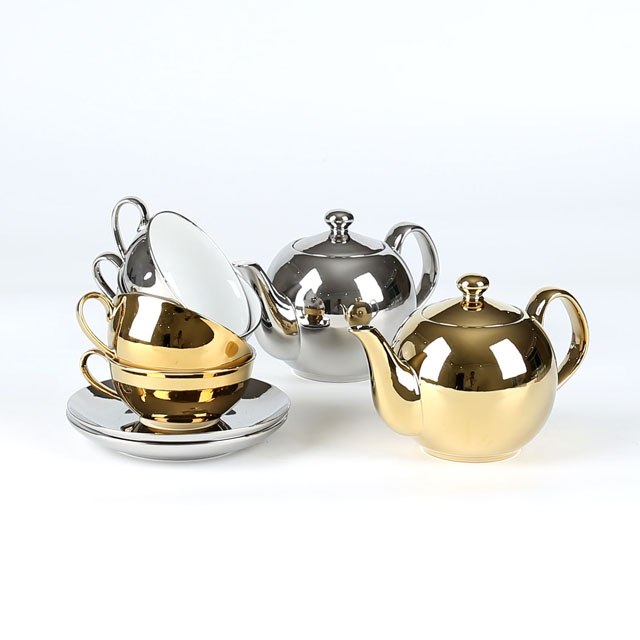 70009 70010 Sparking Color Teapot Set with Stainless Steel Infuser 1L - Image 2