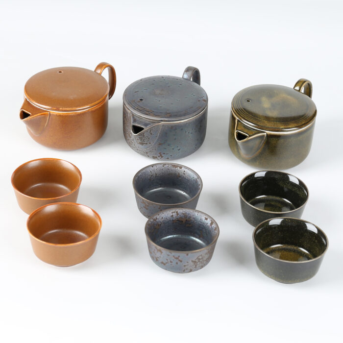 70016 70017 Reactive Glaze Teapot Set 1L - Image 3
