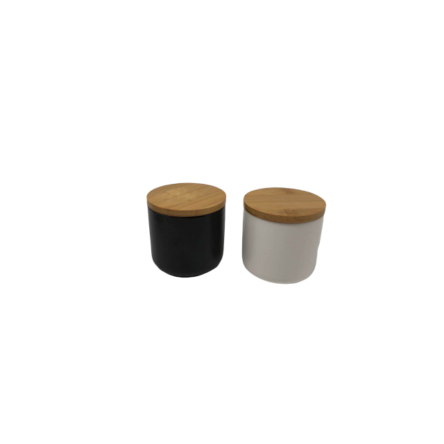 70107 70108 Simple Black and White Tea and Coffee Bean Storage Canister - Image 4
