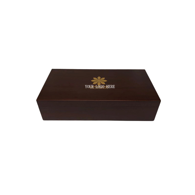 71025 Black color 8 sections luxury tea display wooden box packing - Image 3