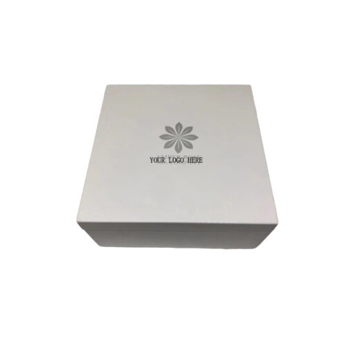 71024 white color  4 sections luxury tea display wooden box packing
