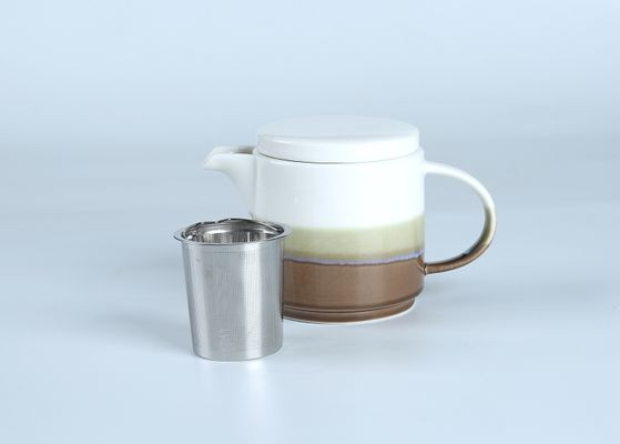 79000A Reactive Glazed Teapots Unique Color Smooth Ceramic Teapot - Image 4