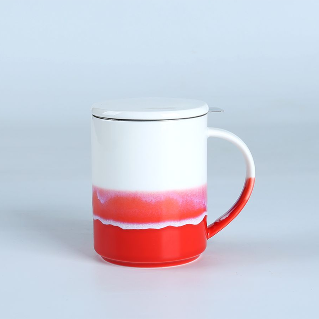 79000B Reactive Glazed Teapots Unique Color Smooth Ceramic Teapots