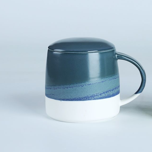70161 70160 FINE PORCELAIN TEA MUG WITH INFUSER AND LID