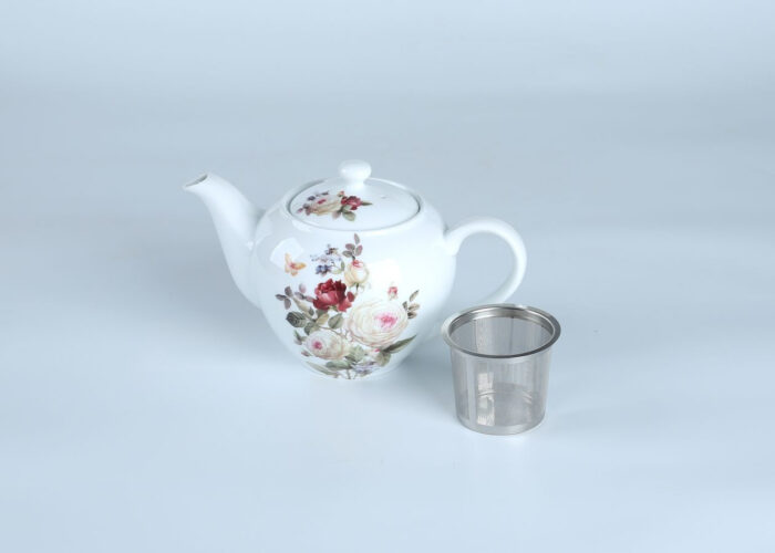 70142 Tall Teapot With Extra-Fine Strainer