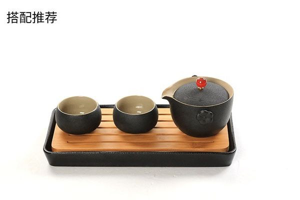 80077 Gongfu Bamboo Tea Boat Tea Tray - Image 2