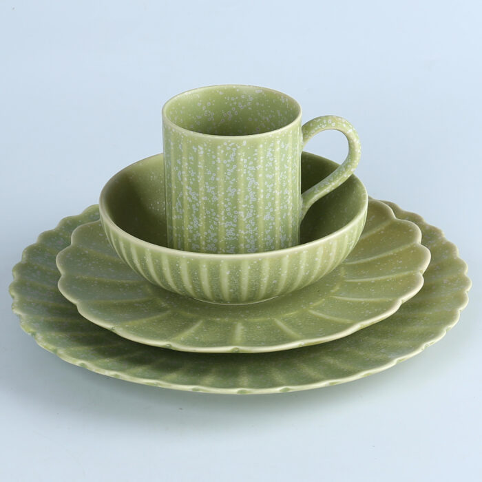 Morning Harmony: Four-Piece Breakfast Tableware Set