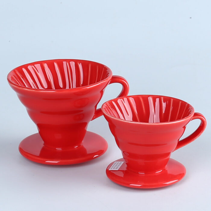 80247 Elegance in Every Drop: Precision-Crafted Fine Porcelain Coffee Dripper - Image 4