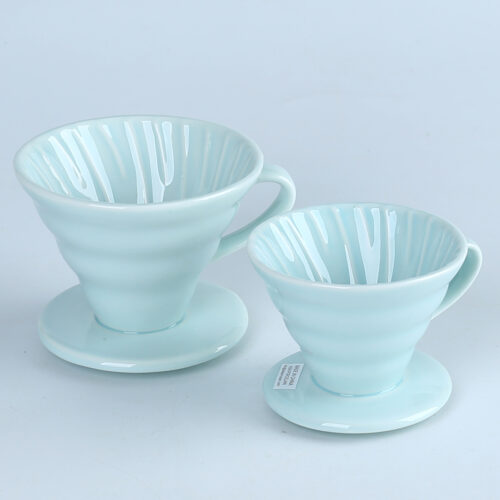 80247 Elegance in Every Drop: Precision-Crafted Fine Porcelain Coffee Dripper