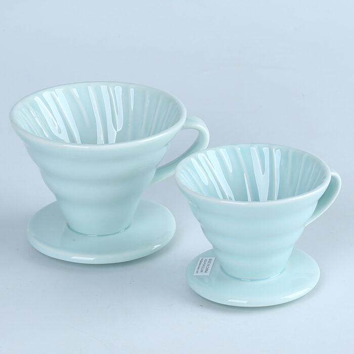 80247 Elegance in Every Drop: Precision-Crafted Fine Porcelain Coffee Dripper