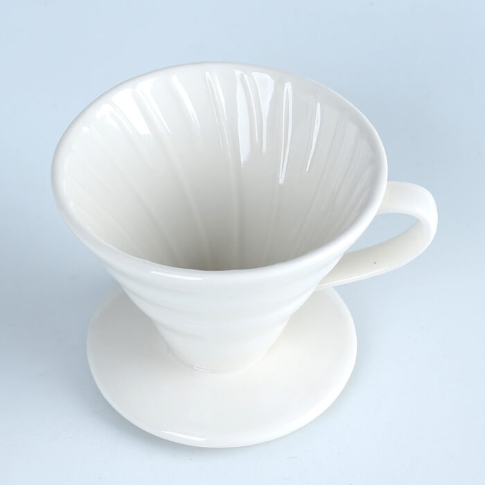 80247 Elegance in Every Drop: Precision-Crafted Fine Porcelain Coffee Dripper - Image 7