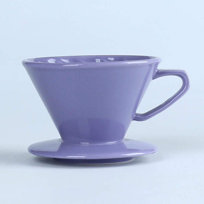 80251 Elegance in Every Drop: Precision-Crafted Fine Porcelain Coffee Dripper - Image 3