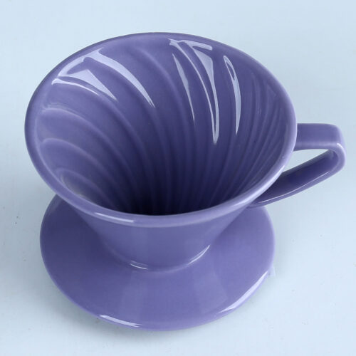 80251 Elegance in Every Drop: Precision-Crafted Fine Porcelain Coffee Dripper