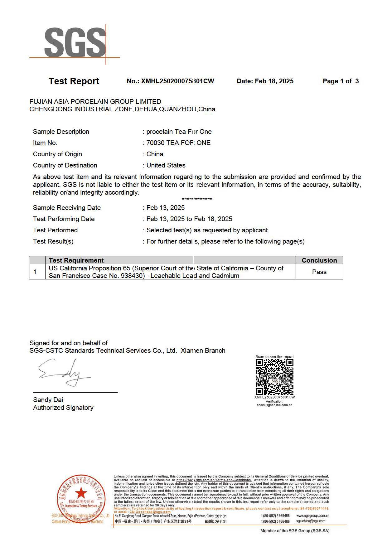 1 Teapot_Amercian California Promposition 65 Standard